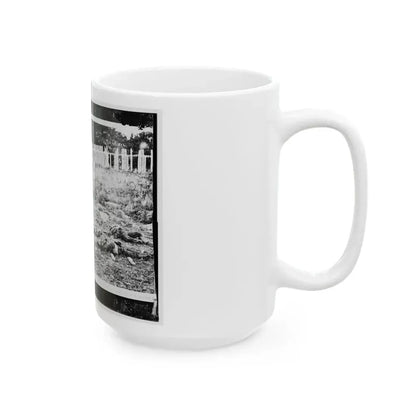 Antietam, Maryland. Dead Soldiers On Battlefield-2 (U.S. Civil War) White Coffee Mug - Go Mug Yourself