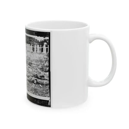 Antietam, Maryland. Dead Soldiers On Battlefield-2 (U.S. Civil War) White Coffee Mug - Go Mug Yourself