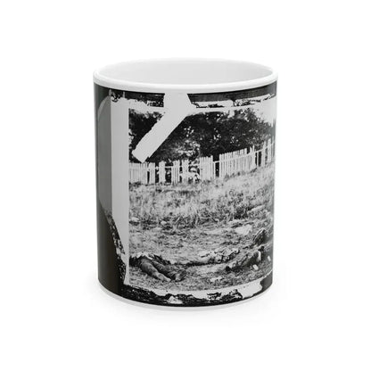 Antietam, Maryland. Dead Soldiers On Battlefield (U.S. Civil War) White Coffee Mug 11oz - Go Mug Yourself