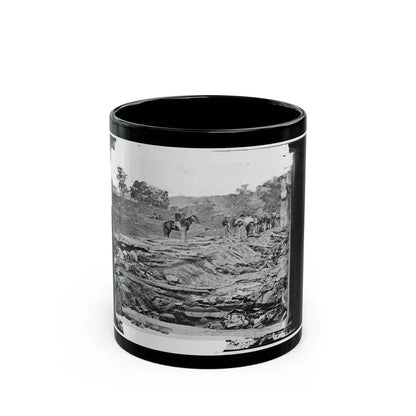 Antietam, Maryland. Ditch With Bodies Of Soldiers On Right Wing Used As A Rifle Pit By Confederates (U.S. Civil War) Black Coffee Mug 11oz - Go Mug Yourself