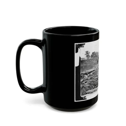 Antietam, Maryland. Ditch With Bodies Of Soldiers On Right Wing Used As A Rifle Pit By Confederates (U.S. Civil War) Black Coffee Mug - Go Mug Yourself