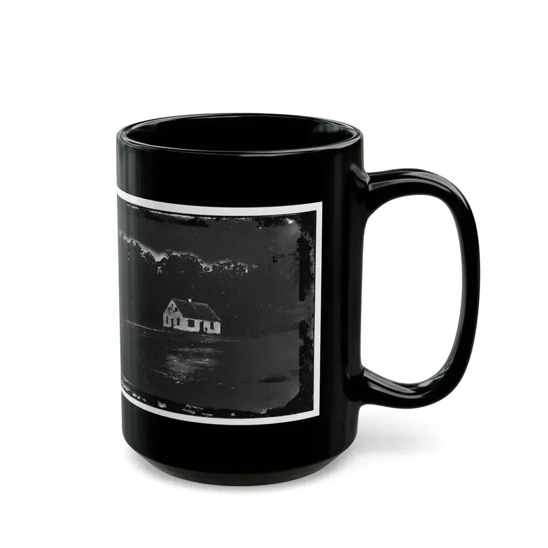 Antietam, Maryland. Dunker Church On Battlefield(2) (U.S. Civil War) Black Coffee Mug - Go Mug Yourself