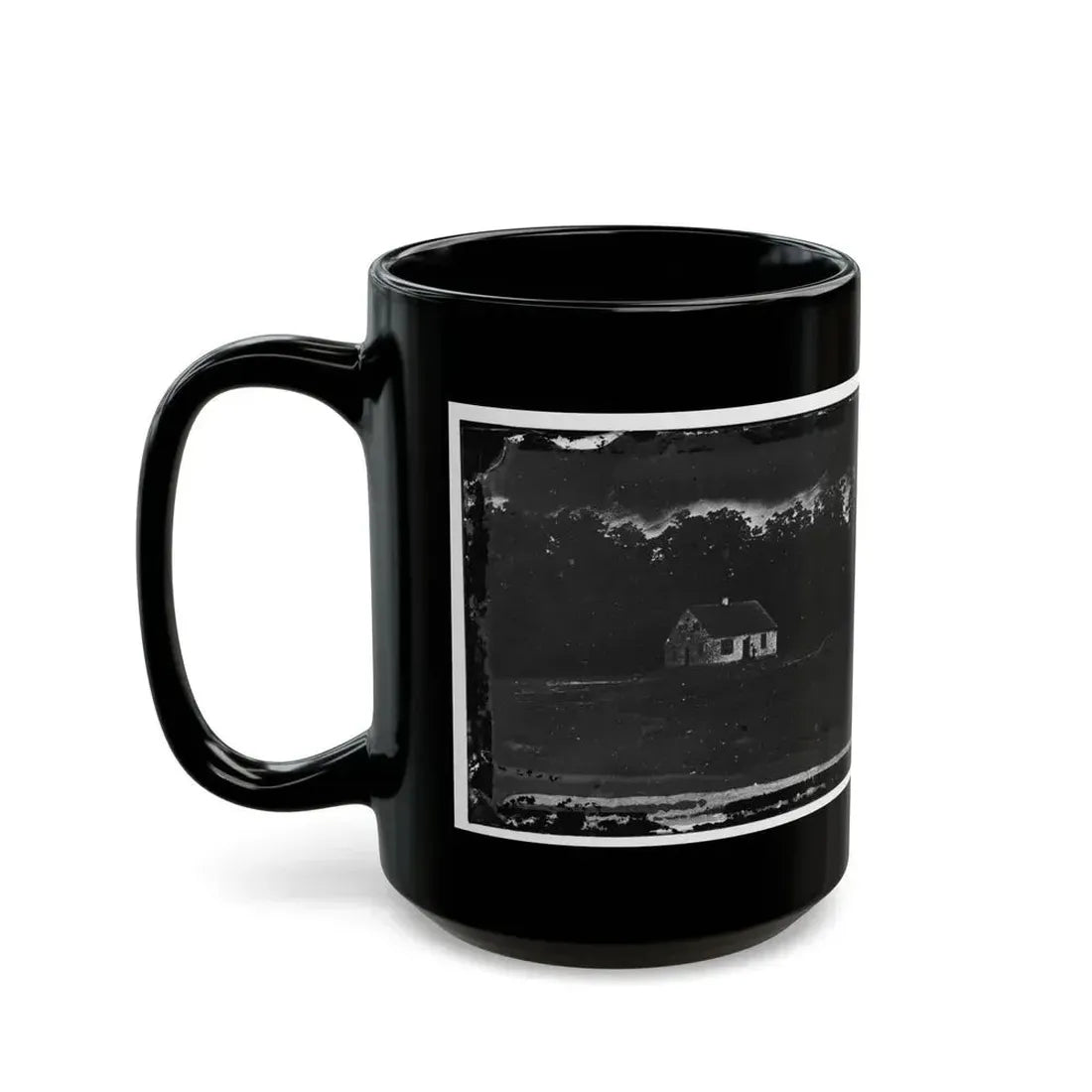 Antietam, Maryland. Dunker Church On Battlefield(2) (U.S. Civil War) Black Coffee Mug - Go Mug Yourself
