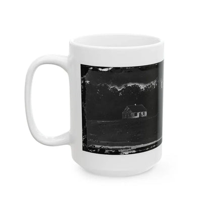 Antietam, Maryland. Dunker Church On Battlefield(2) (U.S. Civil War) White Coffee Mug - Go Mug Yourself