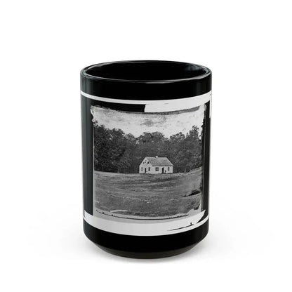 Antietam, Maryland. Dunker Church On Battlefield (U.S. Civil War) Black Coffee Mug 15oz - Go Mug Yourself