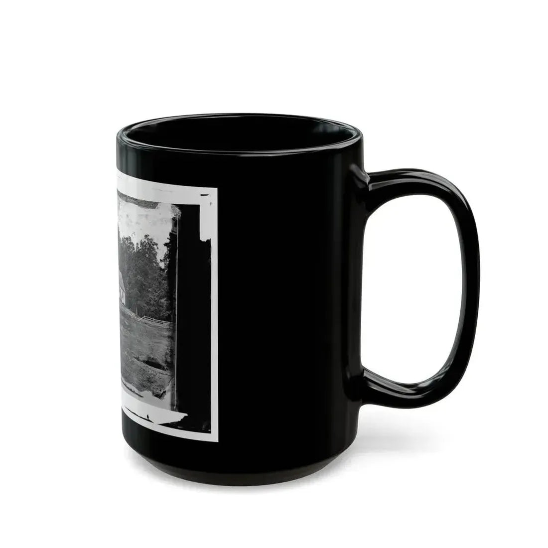 Antietam, Maryland. Dunker Church On Battlefield (U.S. Civil War) Black Coffee Mug - Go Mug Yourself