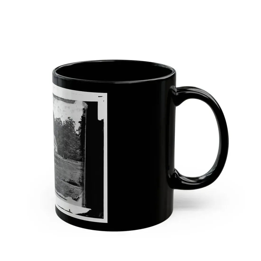 Antietam, Maryland. Dunker Church On Battlefield (U.S. Civil War) Black Coffee Mug - Go Mug Yourself