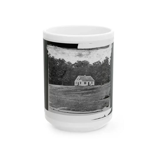 Antietam, Maryland. Dunker Church On Battlefield (U.S. Civil War) White Coffee Mug 15oz - Go Mug Yourself