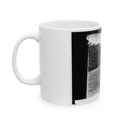 Antietam, Maryland. Dunker Church On Battlefield (U.S. Civil War) White Coffee Mug - Go Mug Yourself