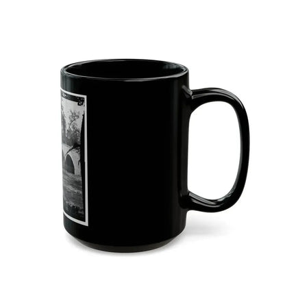 Antietam, Maryland. Eastern View Of Bridge (U.S. Civil War) Black Coffee Mug - Go Mug Yourself