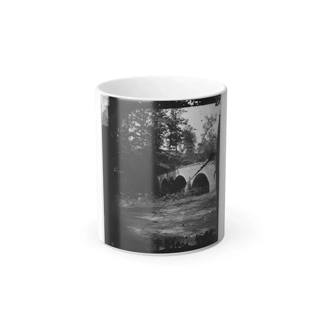 Antietam, Maryland. Eastern View of Bridge (U.S. Civil War) Color Changing Coffee Mug 11oz Default Title 11oz - Go Mug Yourself
