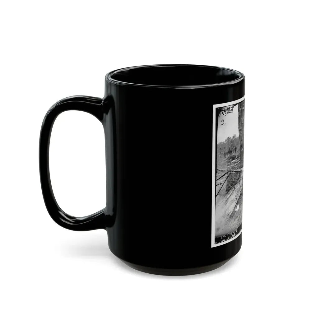Antietam, Maryland. Federal Buried, Confederate Unburied, Where They Fell (U.S. Civil War) Black Coffee Mug - Go Mug Yourself