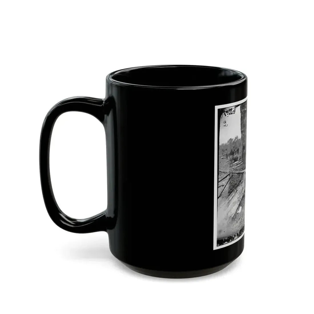 Antietam, Maryland. Federal Buried, Confederate Unburied, Where They Fell (U.S. Civil War) Black Coffee Mug - Go Mug Yourself