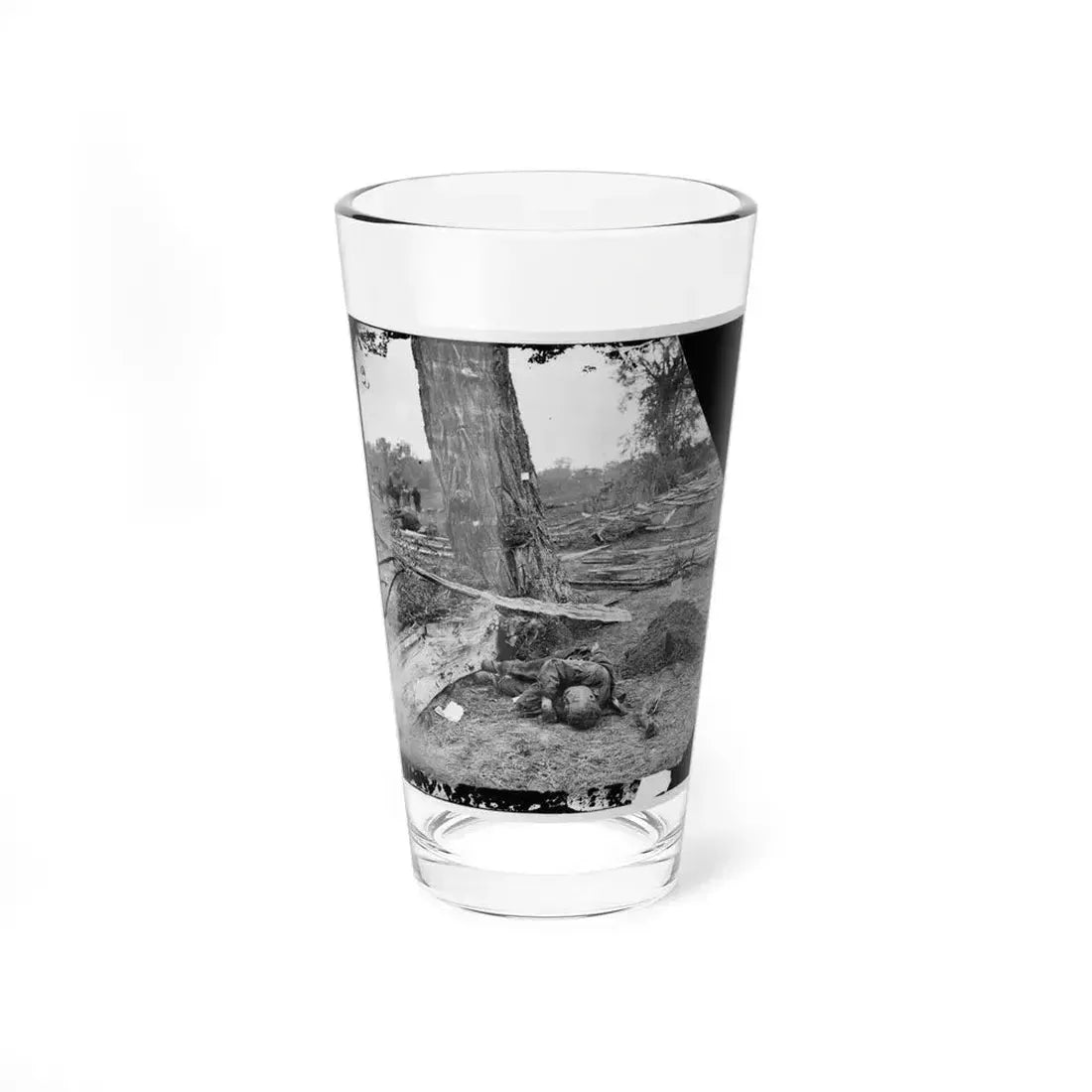 Antietam, Maryland. Federal Buried, Confederate Unburied, Where They Fell (U.S. Civil War) Pint Glass 16oz 16oz - Go Mug Yourself