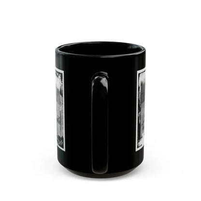 Antietam, Maryland. Field Where Sumner's Corps Charged. Bodies Of Confederate In Front Of The Dunker Church (U.S. Civil War) Black Coffee Mug - Go Mug Yourself