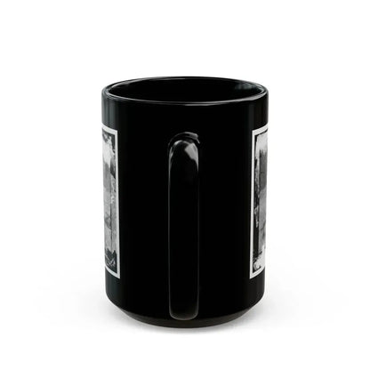 Antietam, Maryland. Field Where Sumner's Corps Charged. Bodies Of Confederate In Front Of The Dunker Church (U.S. Civil War) Black Coffee Mug - Go Mug Yourself