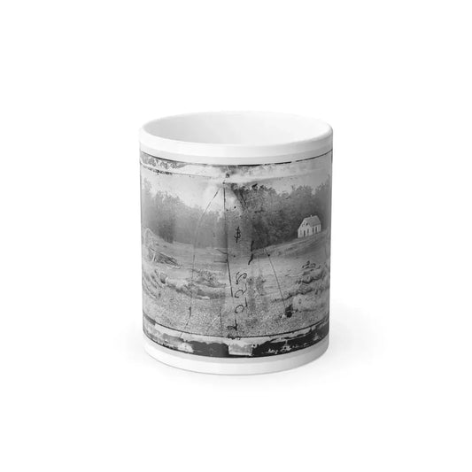 Antietam, Maryland. Field Where Sumner's Corps Charged. Bodies of Confederate in Front of the Dunker Church (U.S. Civil War) Color Changing Coffee Mug 11oz Default Title - Go Mug Yourself