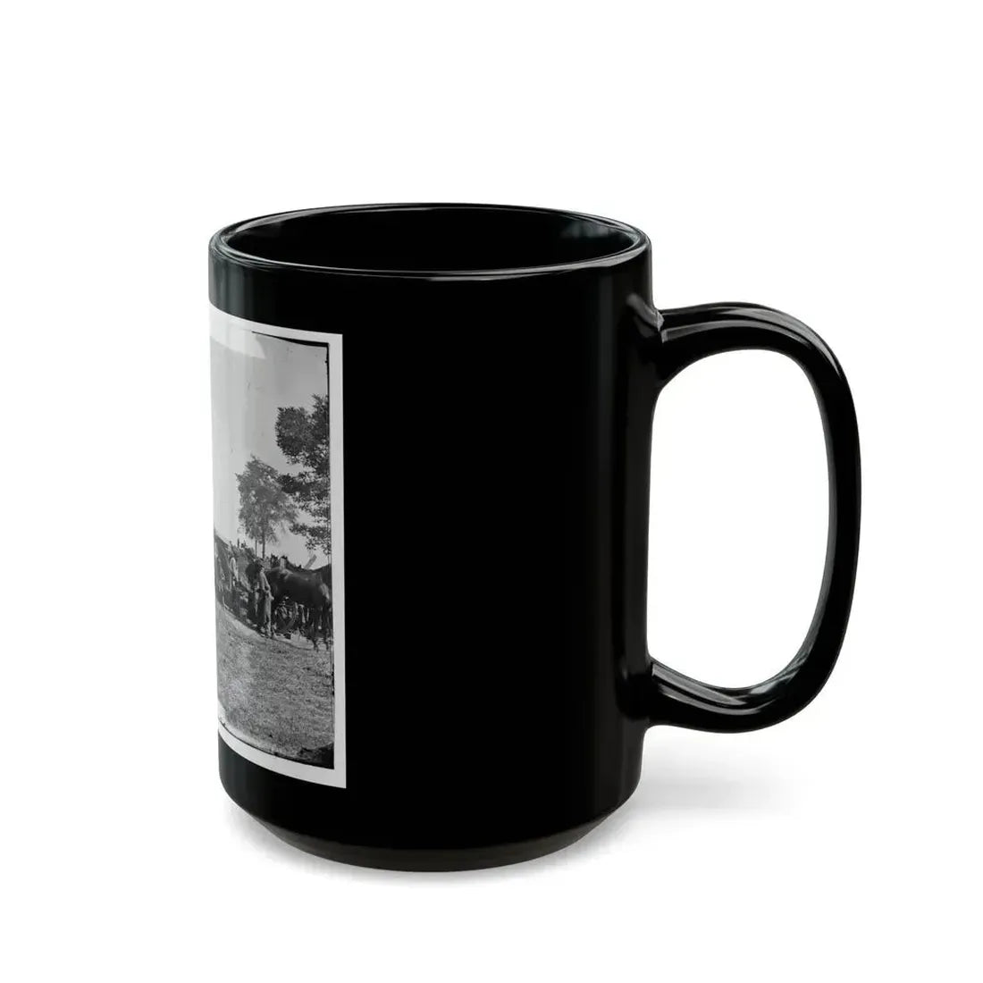 Antietam, Maryland. Forge Scene At General Mcclellan's Headquarters (U.S. Civil War) Black Coffee Mug - Go Mug Yourself