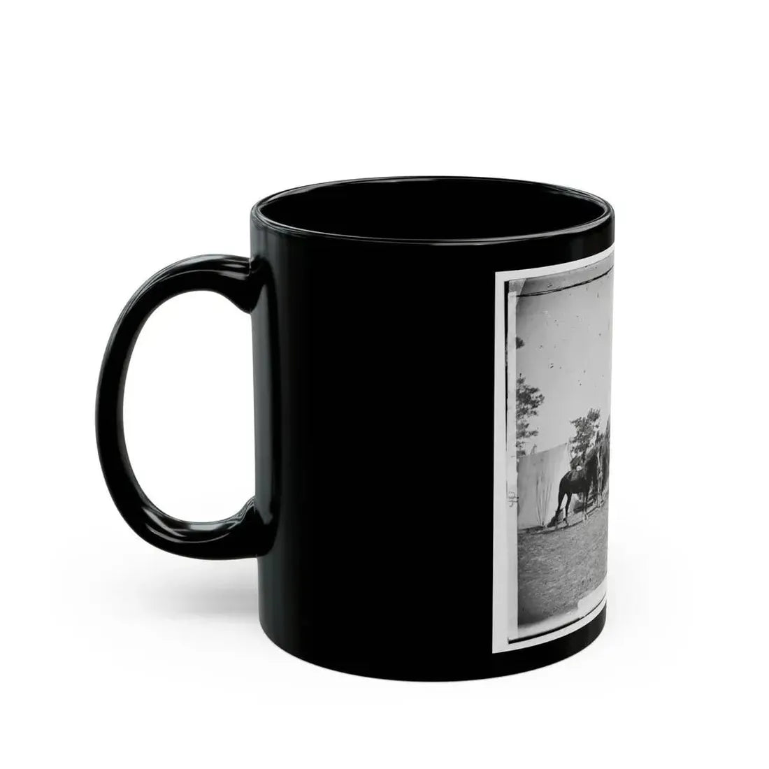 Antietam, Maryland. Forge Scene At General Mcclellan's Headquarters (U.S. Civil War) Black Coffee Mug - Go Mug Yourself