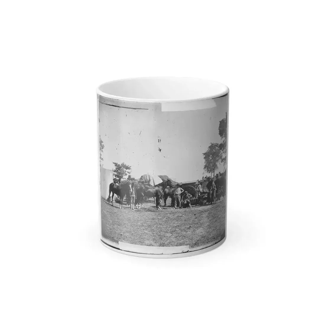Antietam, Maryland. Forge Scene at General Mcclellan's Headquarters (U.S. Civil War) Color Changing Coffee Mug 11oz Default Title 11oz - Go Mug Yourself