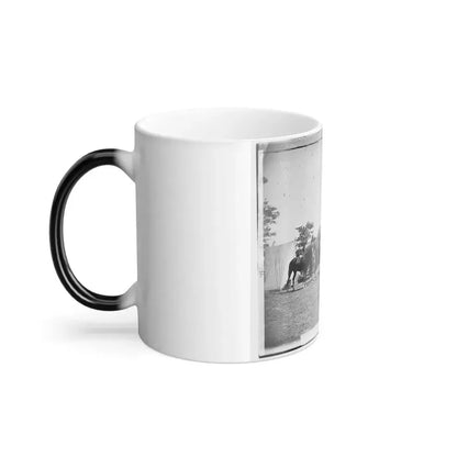Antietam, Maryland. Forge Scene at General Mcclellan's Headquarters (U.S. Civil War) Color Changing Coffee Mug 11oz - Go Mug Yourself