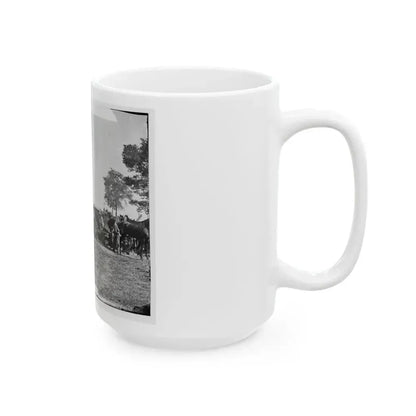 Antietam, Maryland. Forge Scene At General Mcclellan's Headquarters (U.S. Civil War) White Coffee Mug - Go Mug Yourself
