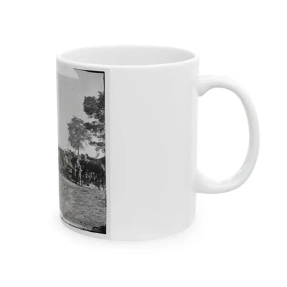 Antietam, Maryland. Forge Scene At General Mcclellan's Headquarters (U.S. Civil War) White Coffee Mug - Go Mug Yourself