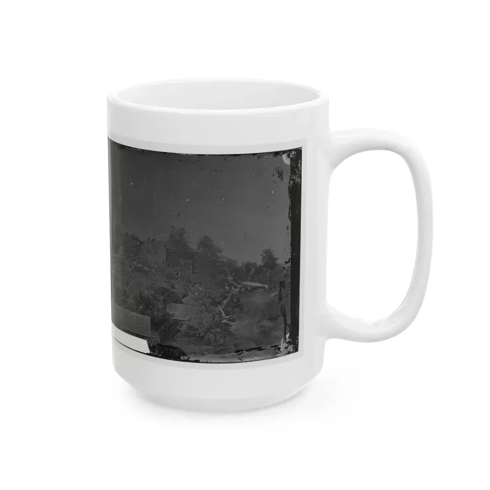 Antietam, Maryland. Gen. Joe Hooker's Headquarters(2) (U.S. Civil War) White Coffee Mug - Go Mug Yourself