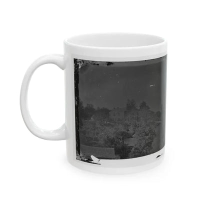 Antietam, Maryland. Gen. Joe Hooker's Headquarters(2) (U.S. Civil War) White Coffee Mug - Go Mug Yourself
