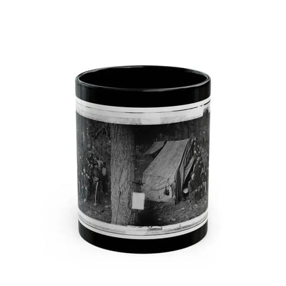 Antietam, Maryland. General John C. Caldwell And Staff On Battlefield (U.S. Civil War) Black Coffee Mug 11oz - Go Mug Yourself