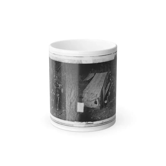 Antietam, Maryland. General John C. Caldwell and Staff on Battlefield (U.S. Civil War) Color Changing Coffee Mug 11oz Default Title 11oz - Go Mug Yourself