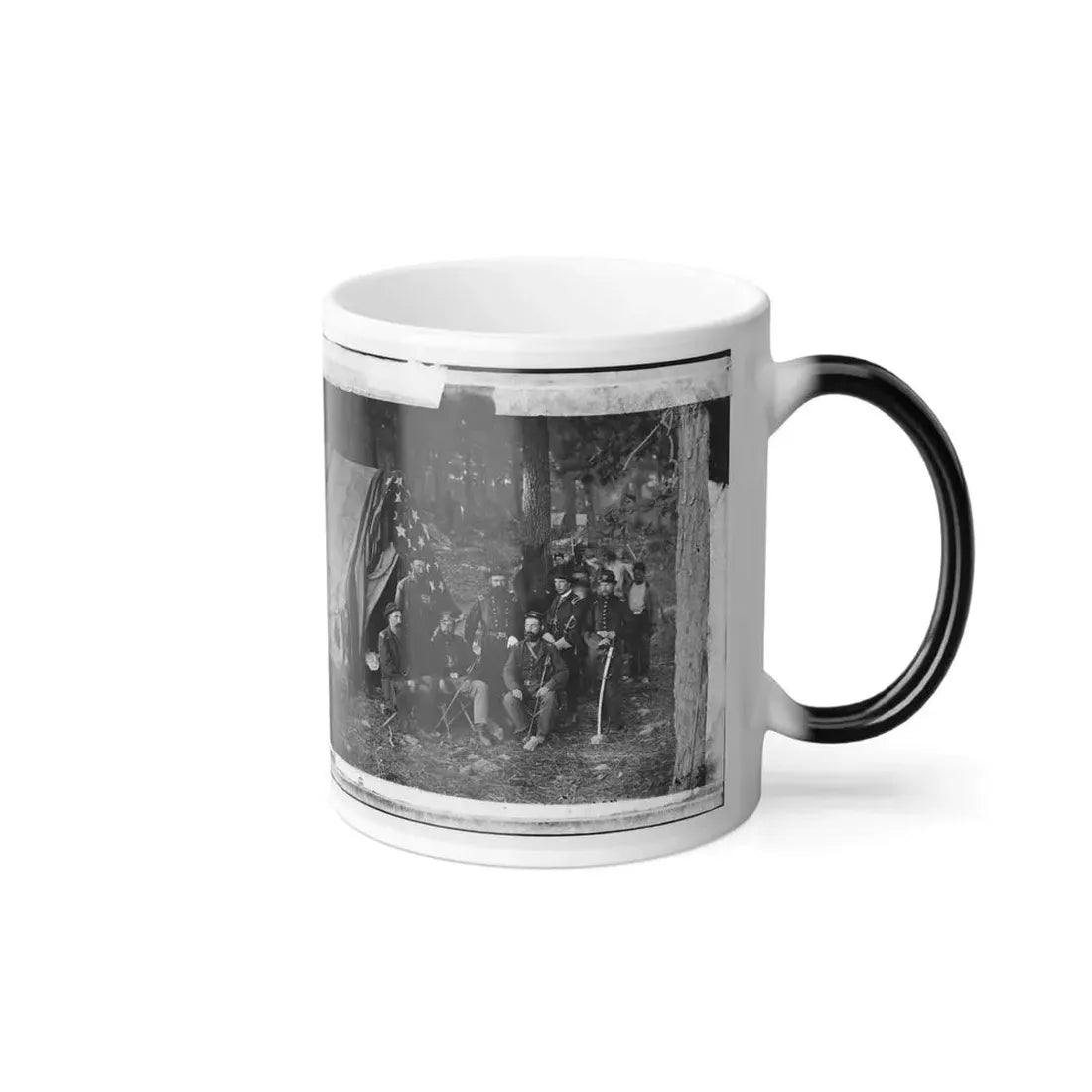 Antietam, Maryland. General John C. Caldwell and Staff on Battlefield (U.S. Civil War) Color Changing Coffee Mug 11oz - Go Mug Yourself