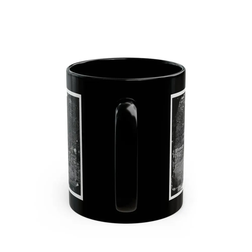 Antietam, Maryland. Graves Of Federal Soldiers At Burnside Bridge (U.S. Civil War) Black Coffee Mug - Go Mug Yourself