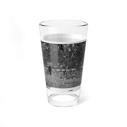 Antietam, Maryland. Graves Of Federal Soldiers At Burnside Bridge (U.S. Civil War) Pint Glass 16oz - Go Mug Yourself