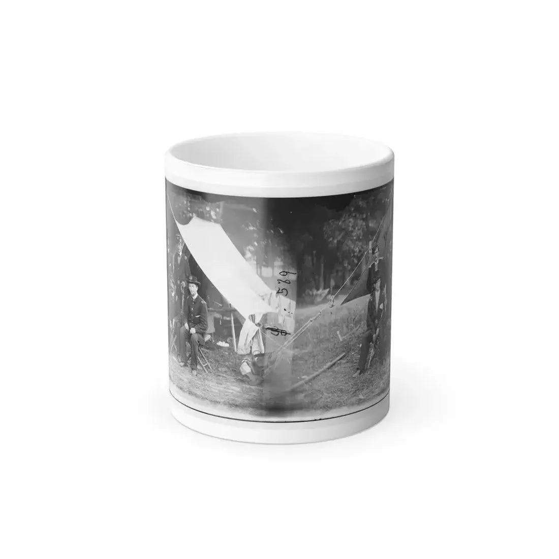 Antietam, Maryland. Group of Federal Artillery Offices on Battlefield (U.S. Civil War) Color Changing Coffee Mug 11oz Default Title 11oz - Go Mug Yourself