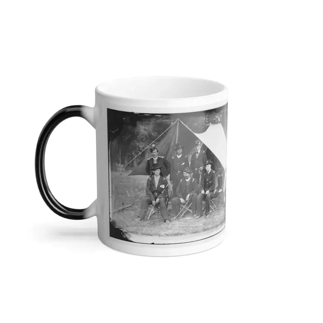 Antietam, Maryland. Group of Federal Artillery Offices on Battlefield (U.S. Civil War) Color Changing Coffee Mug 11oz - Go Mug Yourself