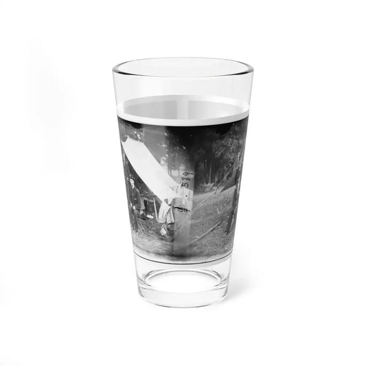Antietam, Maryland. Group Of Federal Artillery Offices On Battlefield (U.S. Civil War) Pint Glass 16oz 16oz - Go Mug Yourself