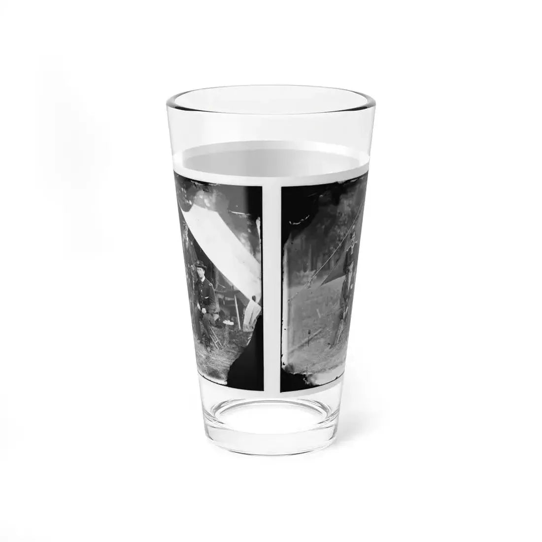 Antietam, Maryland. Group Of Federal Artillery Offices On Battlefield (U.S. Civil War) Pint Glass 16oz - Go Mug Yourself