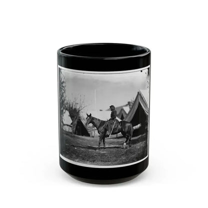 Antietam, Maryland. Lt. Col. Charles B. Norton At Headquarters Of Gen. Fitz-John Porter (U.S. Civil War) Black Coffee Mug 15oz - Go Mug Yourself