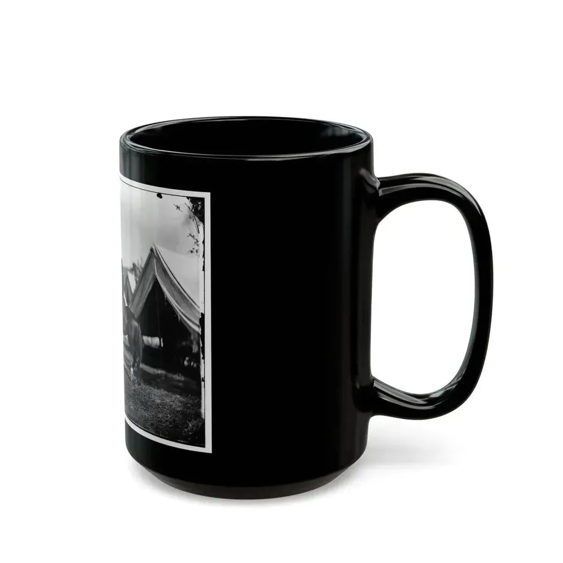 Antietam, Maryland. Lt. Col. Charles B. Norton At Headquarters Of Gen. Fitz-John Porter (U.S. Civil War) Black Coffee Mug - Go Mug Yourself