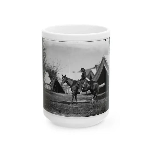 Antietam, Maryland. Lt. Col. Charles B. Norton At Headquarters Of Gen. Fitz-John Porter (U.S. Civil War) White Coffee Mug 15oz - Go Mug Yourself