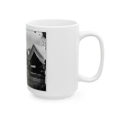 Antietam, Maryland. Lt. Col. Charles B. Norton At Headquarters Of Gen. Fitz-John Porter (U.S. Civil War) White Coffee Mug - Go Mug Yourself