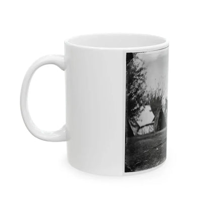 Antietam, Maryland. Lt. Col. Charles B. Norton At Headquarters Of Gen. Fitz-John Porter (U.S. Civil War) White Coffee Mug - Go Mug Yourself