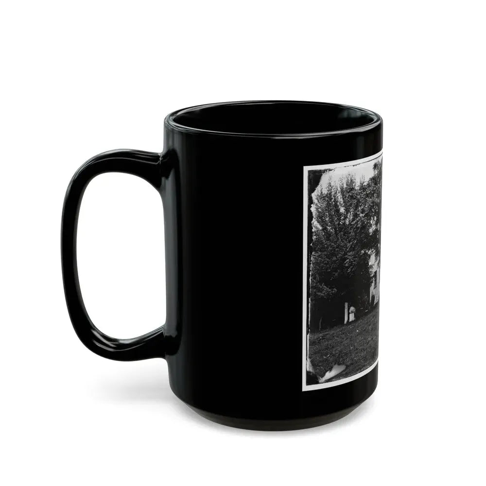 Antietam, Maryland. Miller House (U.S. Civil War) Black Coffee Mug - Go Mug Yourself