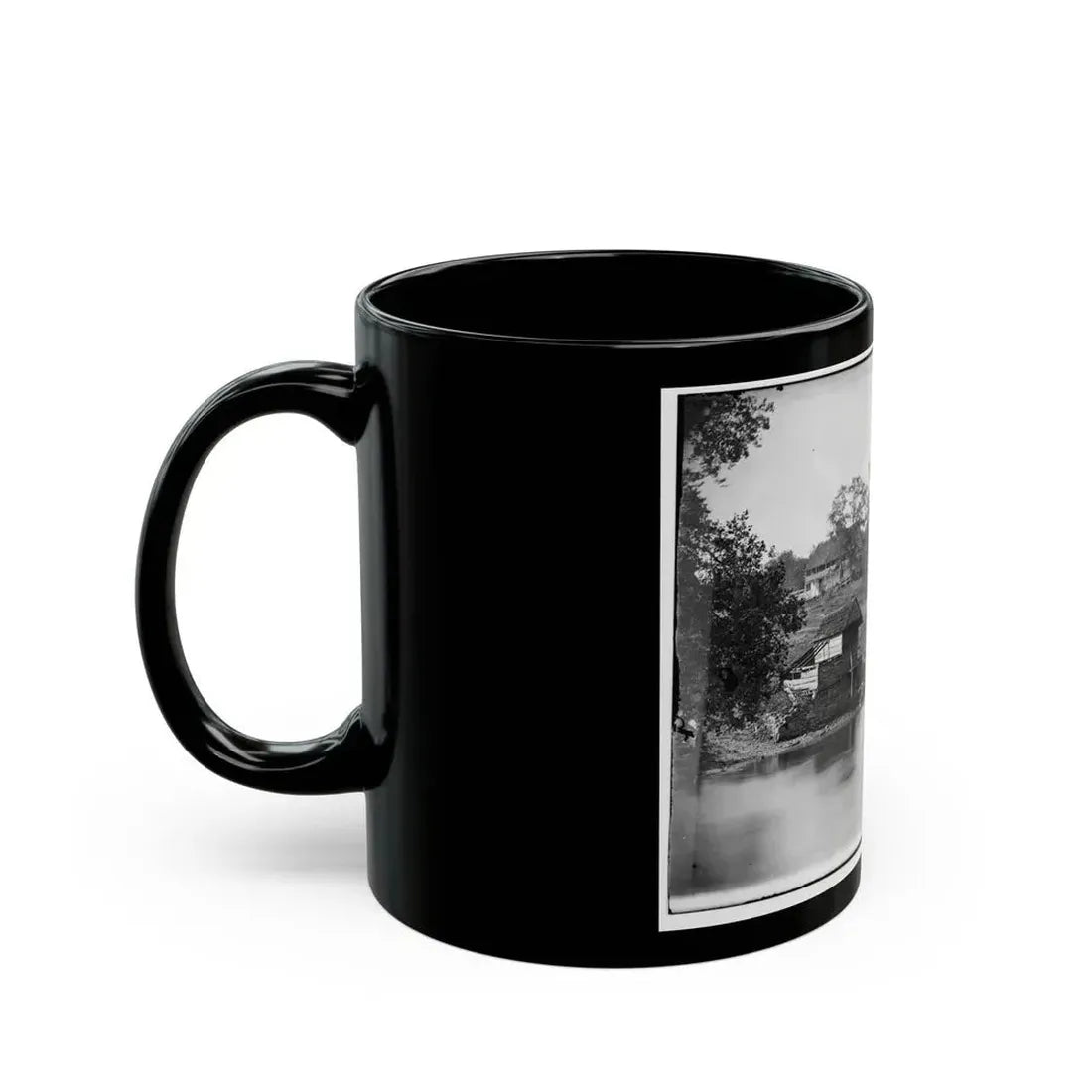 Antietam, Maryland. Newcomer's Mill (U.S. Civil War) Black Coffee Mug - Go Mug Yourself