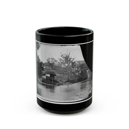 Antietam, Maryland. Newcomer's Mill (U.S. Civil War) Black Coffee Mug - Go Mug Yourself
