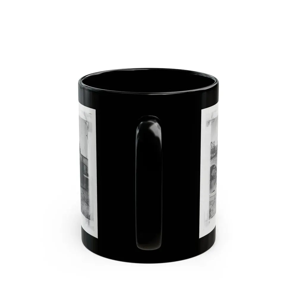Antietam, Maryland. Picnic Party At Antietam Bridge (U.S. Civil War) Black Coffee Mug - Go Mug Yourself