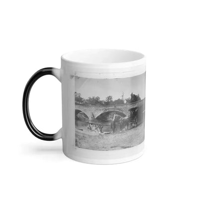 Antietam, Maryland. Picnic Party at Antietam Bridge (U.S. Civil War) Color Changing Coffee Mug 11oz - Go Mug Yourself