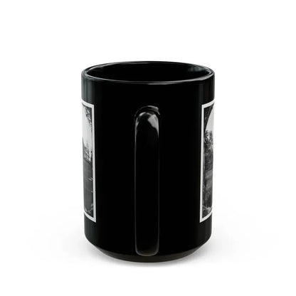 Antietam, Maryland. Real's Barn, Burned By The Bursting Of A Federal Shell At The Battle Of Antietam (U.S. Civil War) Black Coffee Mug - Go Mug Yourself