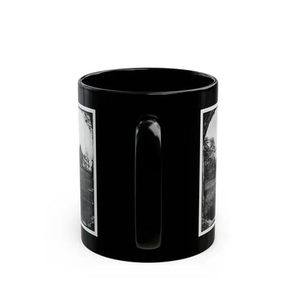 Antietam, Maryland. Real's Barn, Burned By The Bursting Of A Federal Shell At The Battle Of Antietam (U.S. Civil War) Black Coffee Mug - Go Mug Yourself